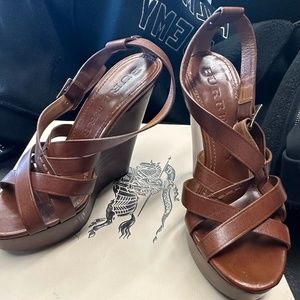 Burberry Bridle Sandle Delmar Wedge